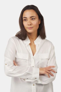 Tentree W Tencel Everyday Blouse -Dynamisch Shirt Winkle 2210001441445 014 nl