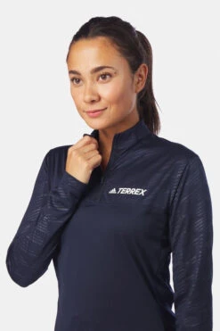 ADIDAS Terrex Multi Half-Zip LS Shirt Dames -Dynamisch Shirt Winkle 2210003154589 013 nl
