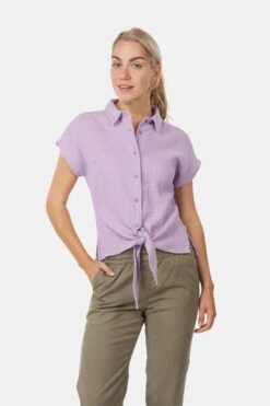 Billie Front Tie Shirt W