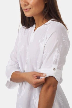 Royal Robbins Oasis 3/4 Sleeve Top Dames -Dynamisch Shirt Winkle 2210004212165 013 nl