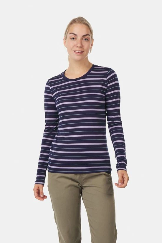 Icebreaker Wave Stripe Longsleeve Top Dames 3 Icebreaker Wave Stripe Longsleeve Top Dames