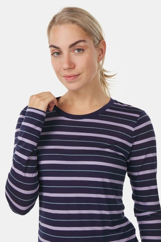 Icebreaker Wave Stripe Longsleeve Top Dames 5 Icebreaker Wave Stripe Longsleeve Top Dames - Afbeelding 3