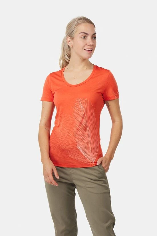 Icebreaker Tech Lite II Scoop Plume T-shirt Dames 3 Icebreaker Tech Lite II Scoop Plume T-shirt Dames