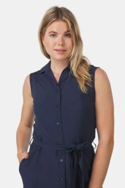 Jack Wolfskin Sonora Dress Jurk Dames -Dynamisch Shirt Winkle 4064993660401 012 nl