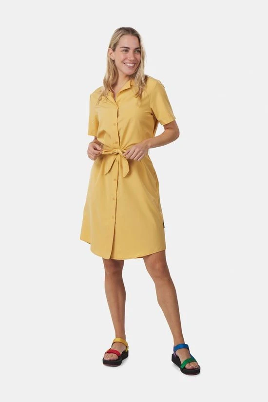 Jack Wolfskin Holiday Midi Dress Jurk Dames 4 Jack Wolfskin Holiday Midi Dress Jurk Dames - Afbeelding 2