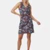 Jack Wolfskin Tioga Road Flower Dress Jurk Dames -Dynamisch Shirt Winkle 4064993664270 010 nl