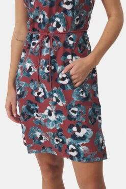 Jack Wolfskin Tioga Road Flower Dress Jurk Dames -Dynamisch Shirt Winkle 4064993664270 015 nl
