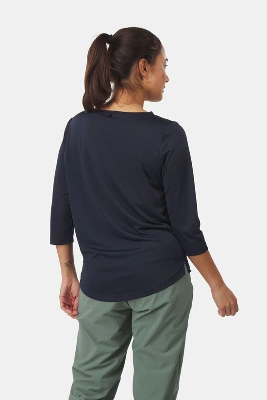 Jack Wolfskin Pack & Go 3/4 Tee Dames 4 Jack Wolfskin Pack & Go 3/4 Tee Dames - Afbeelding 2