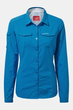 Craghoppers Nosilife Adv LS Shirt Dames -Dynamisch Shirt Winkle ahaac90011 4242 06 nl