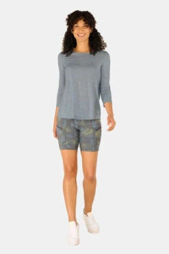 Sherpa Asha 3/4 Sleeve Top -Dynamisch Shirt Winkle aiadc70021 4242 03 nl