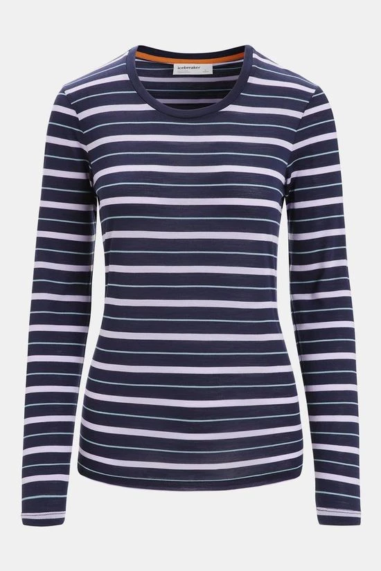 Icebreaker Wave Stripe Longsleeve Top Dames 7 Icebreaker Wave Stripe Longsleeve Top Dames - Afbeelding 5