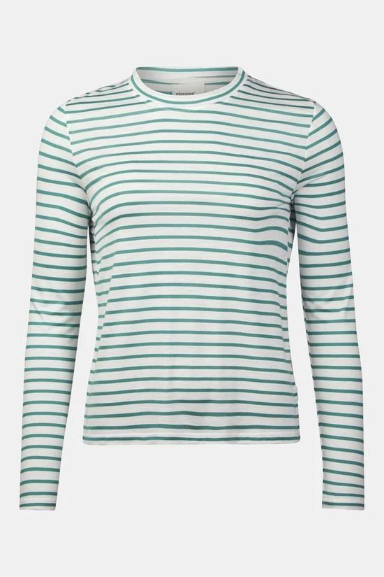 Womens Long Sleeve Striped T-Shirt 8 Womens Long Sleeve Striped T-Shirt - Afbeelding 6
