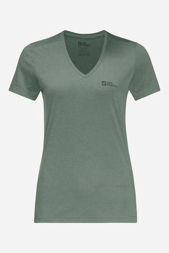 Jack Wolfskin Crosstrail Tee Dames 7 Jack Wolfskin Crosstrail Tee Dames - Afbeelding 5