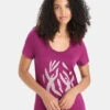 Icebreaker Tech Lite II Scoop Nature Celebration T-shirt Dames