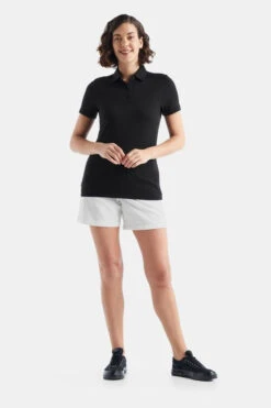 Icebreaker Tech Lite II SS Polo Dames -Dynamisch Shirt Winkle b11bbc0016 7070 03 nl
