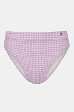 BEACHLIFE Lilac Check Bikinibroek