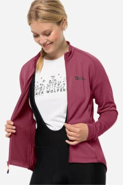 Jack Wolfskin Morobbia FZ Light Fleecejack Dames -Dynamisch Shirt Winkle d11af90045 3434 05 nl