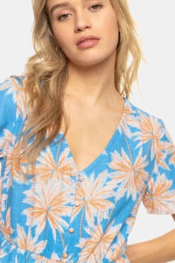 Roxy Bikini Party Jurk -Dynamisch Shirt Winkle f11dd90052 4038 05 nl