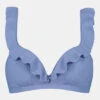 BEACHLIFE Halter Ruffle Bikinitop