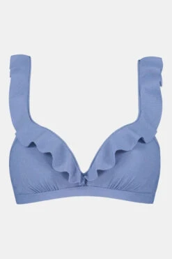 BEACHLIFE Halter Ruffle Bikinitop