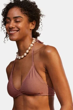 Roxy Coconut Crew Fixed Tri Bikinitop -Dynamisch Shirt Winkle f11iaf0034 3434 08 nl