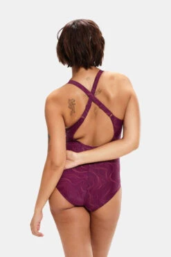 Speedo Lexi Printed Shaping 1P Badpak -Dynamisch Shirt Winkle f11ib90116 3030 03 nl