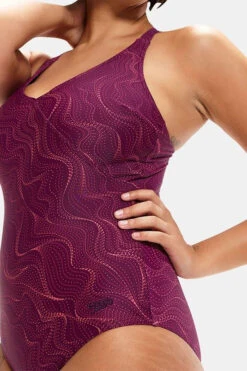 Speedo Lexi Printed Shaping 1P Badpak -Dynamisch Shirt Winkle f11ib90116 3030 04 nl