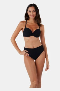 Barts Solid High Waist Briefs Bikinibroek -Dynamisch Shirt Winkle f11icb0125 7070 04 nl