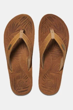 Reef Drift Away Leather Caramel Slipper Dames