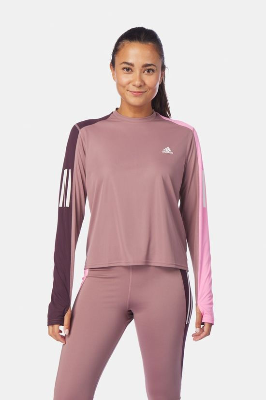 Dynamisch Shirt Winkle 21 Dynamisch Shirt Winkle -Dynamisch Shirt Winkle adidas own the run colorblock long sleeve hardloopshirt dames bruin normal